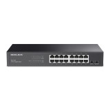 16-Port Gigabit Desktop Rackmount Switch, interfata 16 10 100 1000Mbps RJ45 Ports, Auto-Negotiation, Auto MDI MDIX, 32 Gbps