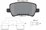 Set placute frana TEXTAR 2449601