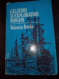 CALATORI SI EXPLORATORI ROMANI DE VALENTIN BORDA