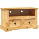 Cumpara ieftin Comoda TV stil Corona din pin mexican 91 x 43 x 56 cm