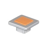 Cumpara ieftin Buton pentru mobila patrat, din plastic, 1104-03, fag