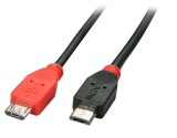 Cablu micro USB-B la micro USB-B T-T OTG 0.5m, Lindy L31758