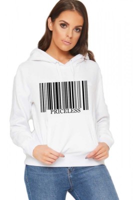 Hanorac dama alb - Priceless - XL foto