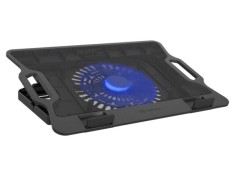 Suport de răcire pentru notebook NATEC negru cu ventilator și LED, USB A și USB C