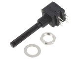 Potentiometru Axial 2k&Omega; 200mW THT 6mm Plastic Stereofonic