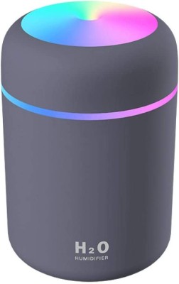 Mini Umidificator, Difuser, Model Premium cu 2 Moduri de Functionare a Luminilor si a timpului de Functionare, Aromaterapie, Negru, CBD CORAL BEST DEA foto