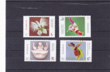 ROMANIA 2022 FANTEZIILE FLORILOR ORHIDEE serie 4 timbre ,LP 2362 MNH, Fauna, Nestampilat
