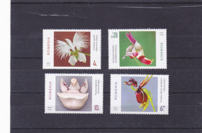 ROMANIA 2022 FANTEZIILE FLORILOR ORHIDEE serie 4 timbre ,LP 2362 MNH foto