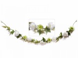 Cumpara ieftin Ghirlanda flori artificiale peonia albe cm 230 H