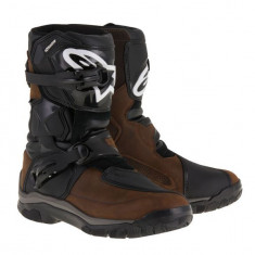 Cizme Piele Moto Alpinestars Belize Drystar Oiled Negru / Maro Marimea 10 2047317/82/10