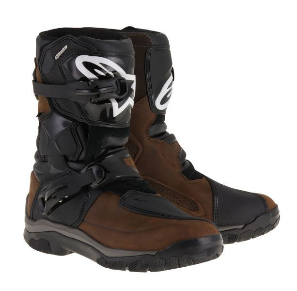 Cizme Piele Moto Alpinestars Belize Drystar Oiled Negru / Maro Marimea 13 2047317/82/13