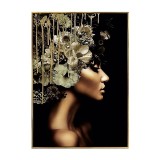 Cumpara ieftin Tablou decorativ oleografie lacuita Woman 50 x 70 cm