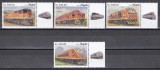 Angola 2019 - Locomotive, Serie cu Tapsuri, MNH