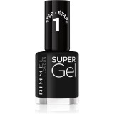 Cumpara ieftin Rimmel Super Gel gel de unghii fara utilizarea UV sau lampa LED culoare 070 Black Obsession 12 ml