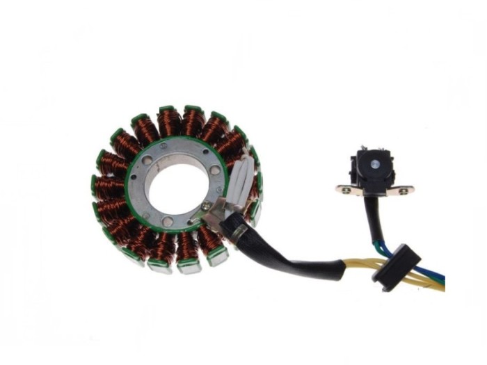 Stator motocicleta 200cc 4T 18 bobine+senzor scanteie