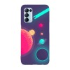 Husa compatibila cu Oppo A74 5G model Neon Meteor Shower, Silicon, TPU, Viceversa, Transparent, Carcasa