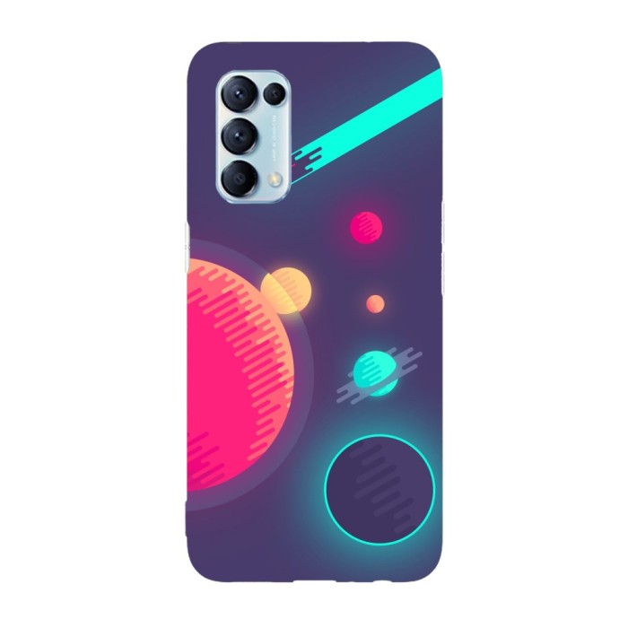 Husa compatibila cu Oppo A54 5G model Meteor Shower, Silicon, TPU, Viceversa