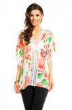 N733-25 Bluza casual cu imprimeu floral