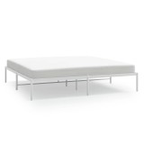 Cumpara ieftin Cadru pat metalic, alb, 180x200 cm