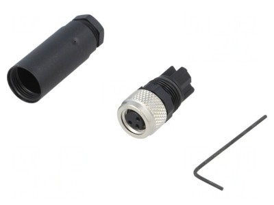 Conector M8 Mamă 3 PIN IP67 60V 4A foto