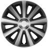 Set capace roti auto Cridem Aviator Carbon 4buc - Argintiu/Negru - 15&#039;&#039; Garage AutoRide