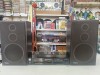 Boxe + Amplificator, vintage. Amplificator FISHER. Set 2 boxe HITACHI.