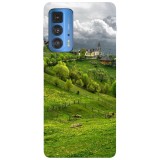 Husa compatibila cu Motorola Edge 20 Lite model Transylvania Village, Silicon, TPU, Viceversa, Transparent, Carcasa