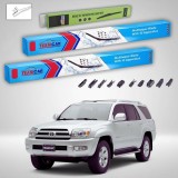 Cumpara ieftin Ștergătoare Toyota 4Runner IV N21 SUV 2002-2009 | Set Față și Spate Flat Premium &ndash; TeamCar&reg;