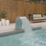 Gossi fantana de piscina, 50x30x60 cm, otel inoxidabil 304