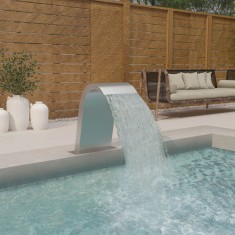 Gossi fantana de piscina, 50x30x60 cm, otel inoxidabil 304