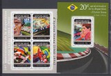 Cumpara ieftin Guinea 2014- MASINI RALIURI - F1- AYRTON SENNA - BL+ KB - MNH, Nestampilat