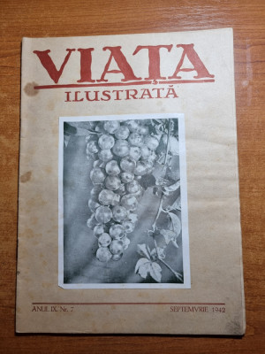 viata ilustrata septembrie 1942-moartea lui stefan horthy,art.emanoil gojdu foto