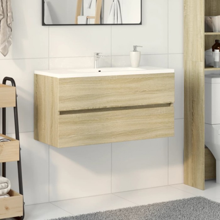 Gossi dulap de chiuveta, stejar sonoma, 90x38,5x45 cm, pal