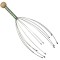Dispozitiv Masaj Capilar - Efect de Relaxare, 12 Brate Metalice, Otel Inoxidabil, 20cm Diverse culori Verde