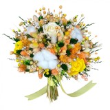 Buchet personalizabil, ideal pentru cununie civila, nunta, mireasa, nasa sau cadou,