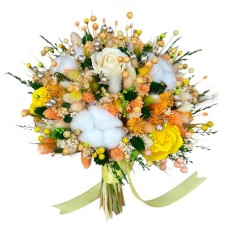 Buchet personalizabil, ideal pentru cununie civila, nunta, mireasa, nasa sau cadou,