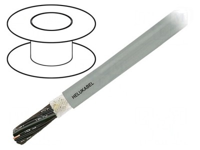 Cablu de control 2x2,5mm2 PVC gri 8,1mm foto