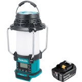 Makita DMR057 + BL1830B - Radio cu felinar + Acumulator Li-Ion 18 V 3 Ah