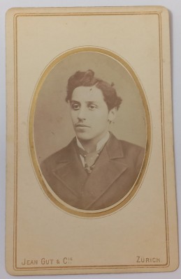 Fotografie baiat CDV , Jean Gut , Zurich foto