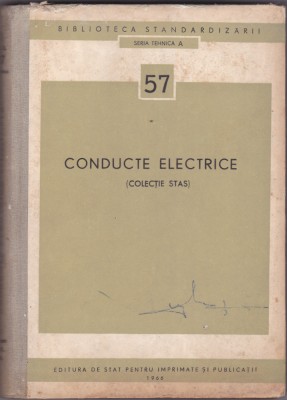 CONDUCTE ELECTRICE (colectie STAS) foto