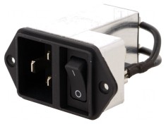 Conector alimentare AC 16A 250V IEC 60320 foto
