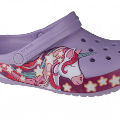 Papuci flip-flop Crocs Fun Lab Unicorn Band Clog 206270-530 violet