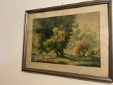 Kudelasz Karoly 1896-1973 Pastel Malul Crisului Oradea Pictor Clujean !, Peisaje, Acuarela, Realism