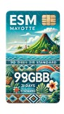 eSIM Mayotte 98GB 30Days Standard