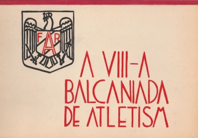 1937 Romania - Carnet filatelic particular prima zi Balcaniada de Atletism foto