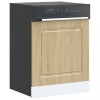 VidaXL Panou pentru mașină de spălat vase Stejar Sonoma Lemn prelucrat 853660
