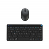 Kit Tastatura si mouse JLAB Go Work Bundle, Layout US, 1600 dpi, Bluetooth si USB Dongle (Negru)