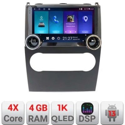 Navigatie Mercedes clasa A W169 2004-2012 dedicata Android cu butoane radio gps internet 4+64 InCell display Qled 1K Rockchip Kit-+EDT-E211-RK CarStor foto
