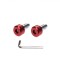 Set 2 capeti ghidon motociclete, culoare rosu, diametru guma 17.7mm Cod Produs: MX_NEW AW56917BR