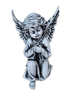 Statueta decorativa, Inger, Gri, 30 cm, DVAN0705-7P foto